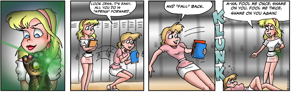 Comic: Pep Squad vs Infinity Gauntlet pt.1 the Time Stone 1