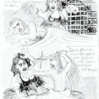 Comic: Skizze; 'Der Vampirtrip' 1