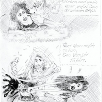 Comic: Skizze; 'Der Vampirtrip' 2