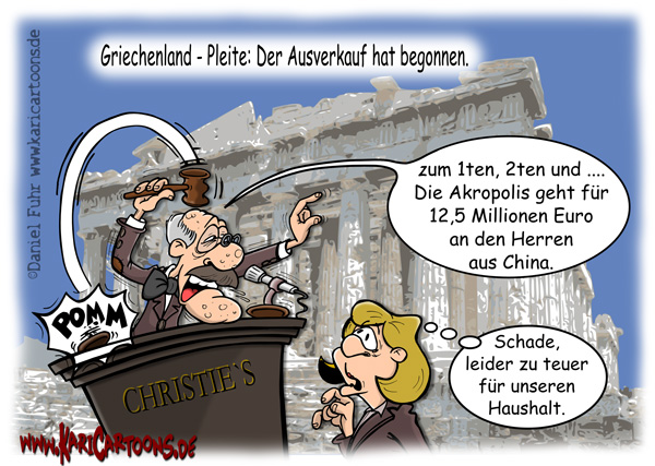 Cartoon: Griechenland Auktion 1
