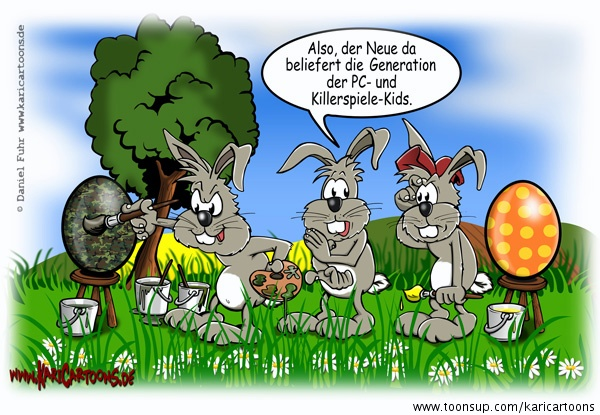 Cartoon: Ei-Tarnung 1