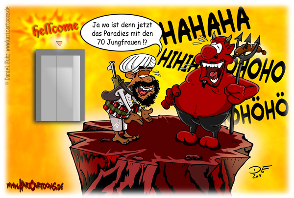 Cartoon: 70 Jungfrauen 1