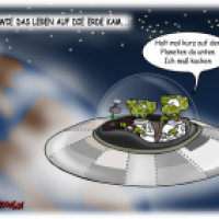 Wie das Leben auf die Erde kam