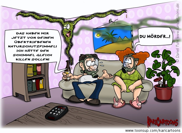 Cartoon: Naturschutzfimmel 1