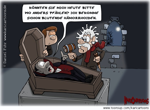 Cartoon: Pfählen 1