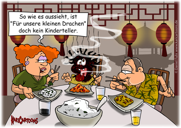 Cartoon: Kleine Drachen 1