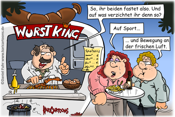 Cartoon: Fastenzeit 1
