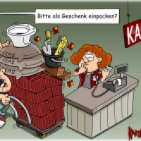 Geschenk einpacken