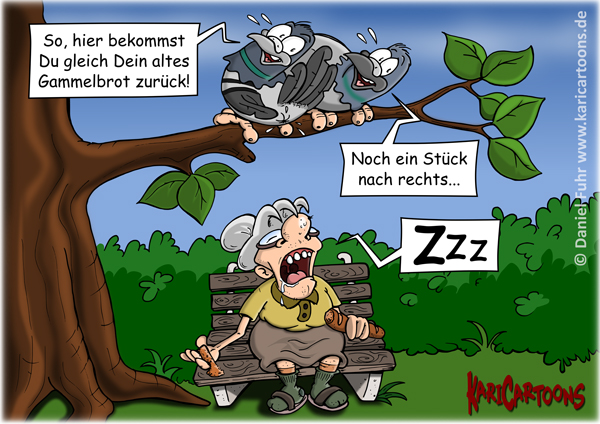 Cartoon: Die Rache der Tauben 1