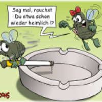 Heimlich rauchen