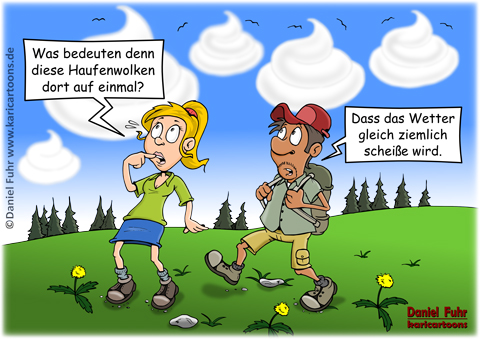 Cartoon: Haufenwolken 1