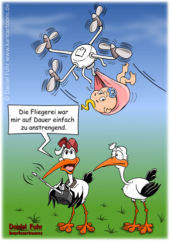 Cartoon: Zu anstrengend 1