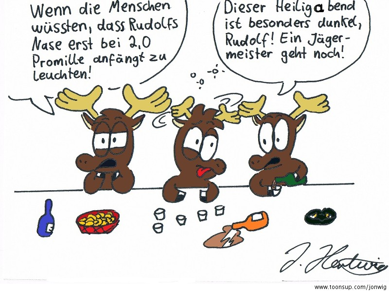 Cartoon: Rudolf wahre Geschichte! 1