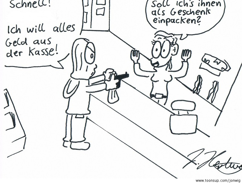 Cartoon: Weihnachtseinkäufe 1