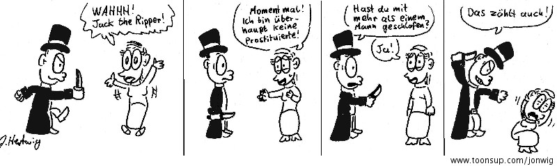 Cartoon: Jack the Ripper 1