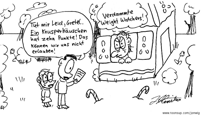 Cartoon: Hänsel und Gretel 1
