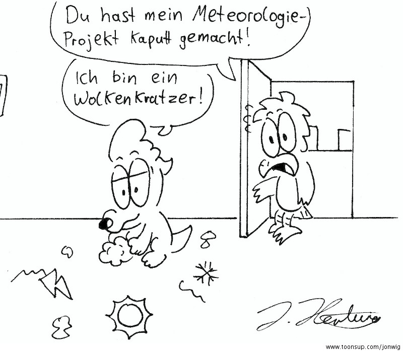 Cartoon: Wolkenkratzer 1