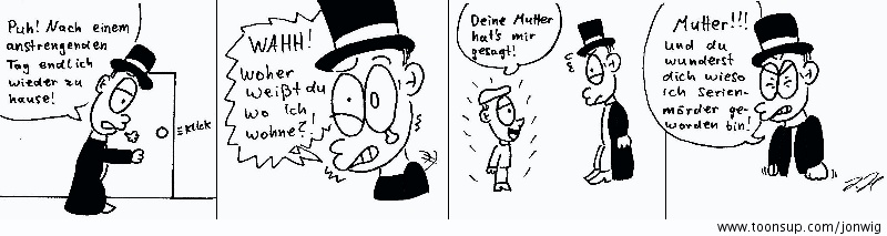 Cartoon: Jack 6:Hausfriedensbruch 1
