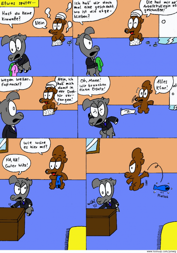 Comic: Rupert und Tony in: 'Die Hochzeit' 3