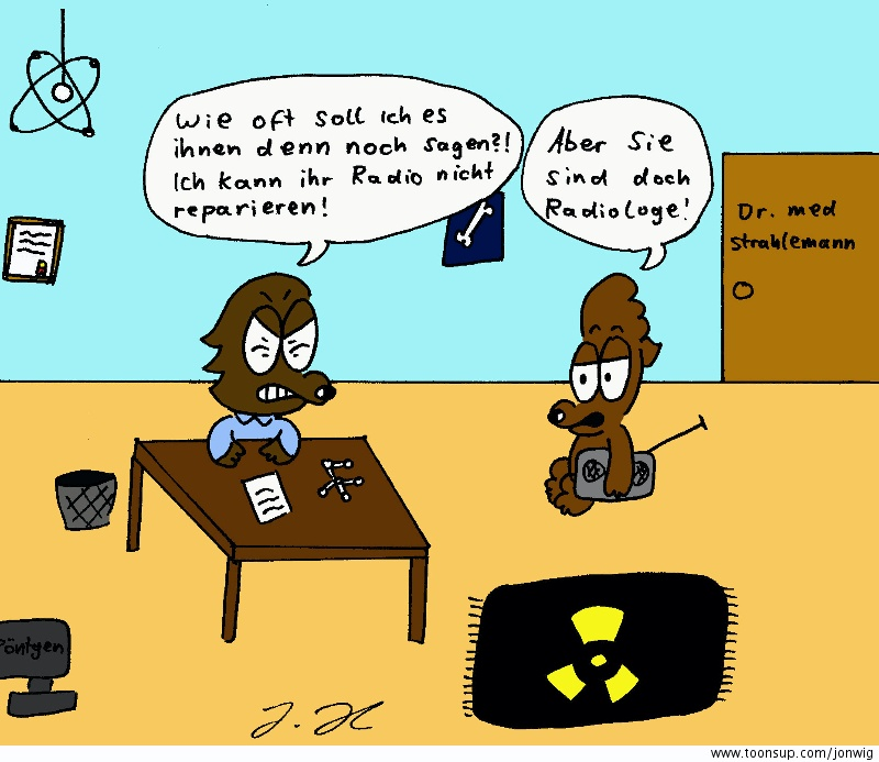 Cartoon: Radiologe 1