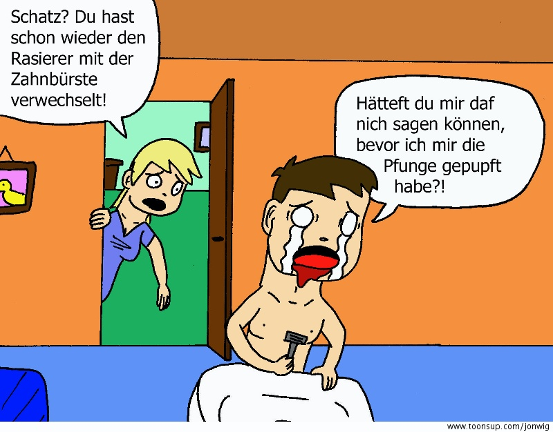 Cartoon: Verwechselt 1