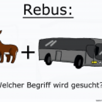 Rebus: welcher Begriff wird gesucht?