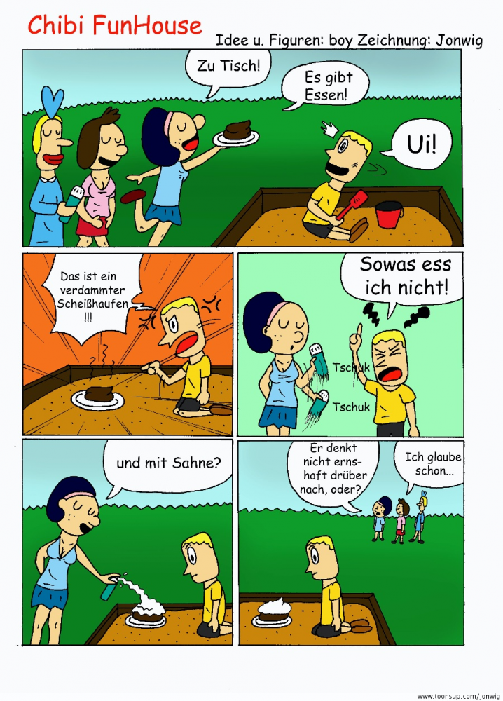 Comic: Chibi FunHouse Gaststrip 1
