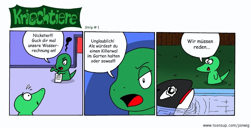 Comic: Kriechtiere: Strip #1 1