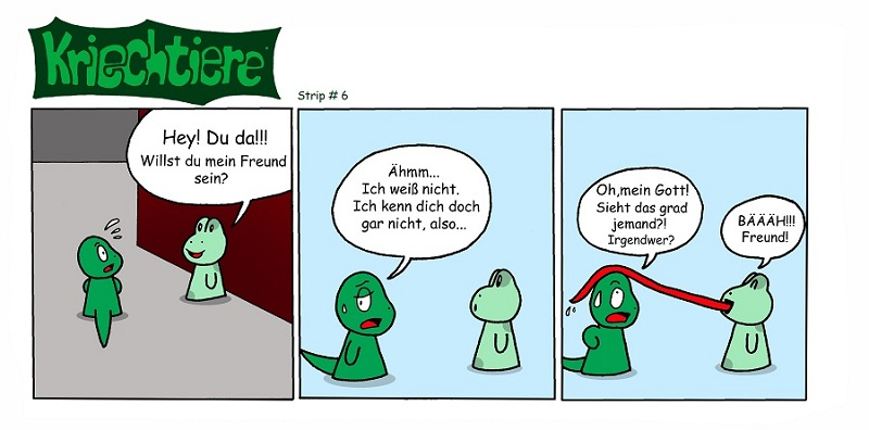 Comic: Kriechtiere: Strip #6 1