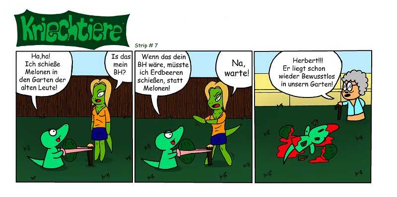 Comic: Kriechtiere: Strip #7 1
