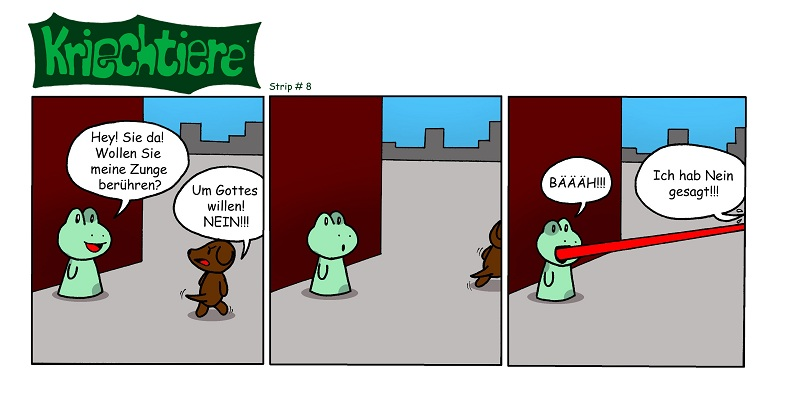 Comic: Kriechtiere: Strip #8 1