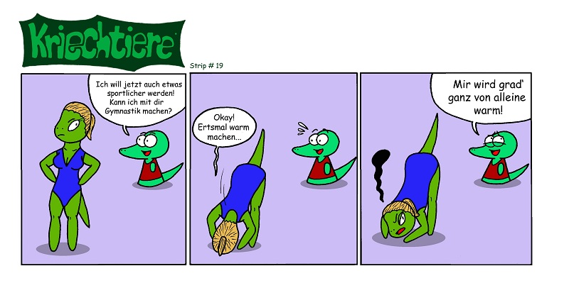 Comic: Kriechtiere: Strip #19 1