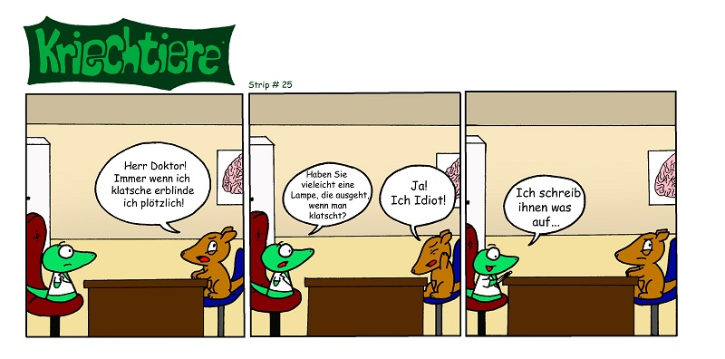 Comic: Kriechtiere: Strip #25 1