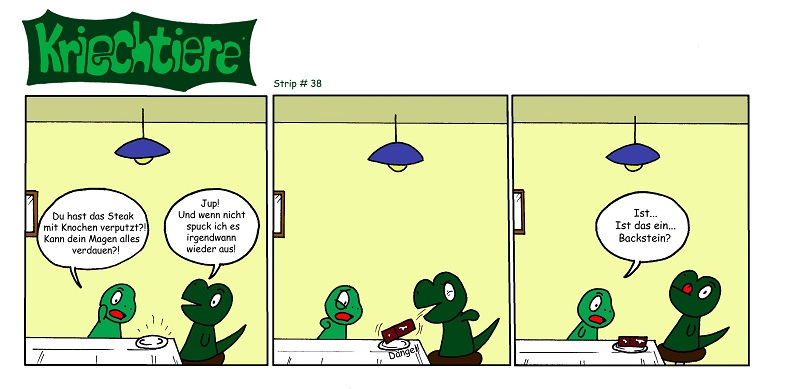 Comic: Kriechtiere: Strip #38 1