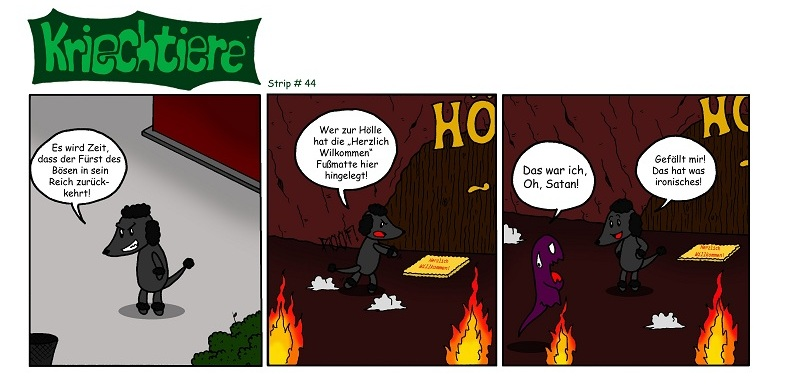 Comic: Kriechtiere: Strip #44 1