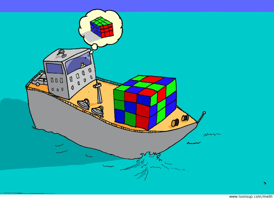 Cartoon: On the sea 1