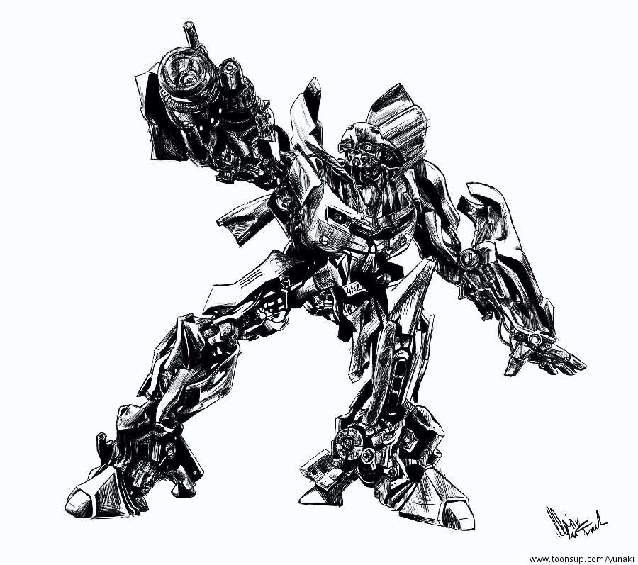 Concept Art / Character Design: Bumblebee (Transformers) 1