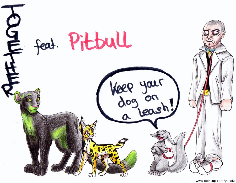Cartoon: Keep your dog on a leash 1