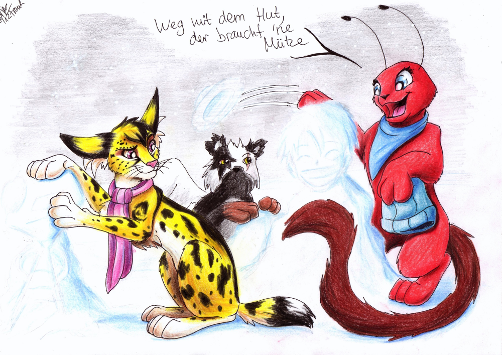 Comic: Kuriose Schneefiguren 1