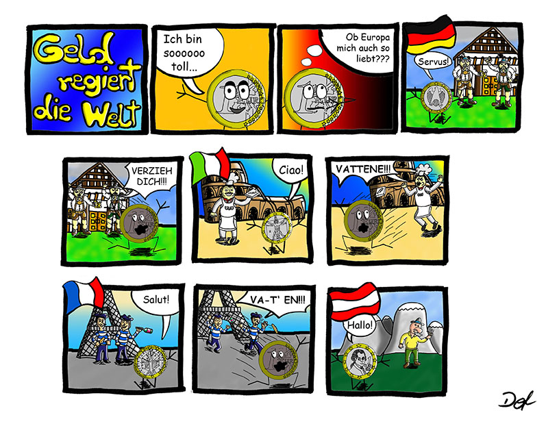 Comic: Geld regiert die Welt 1