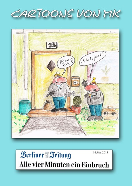 Cartoon: Einbrüche 1
