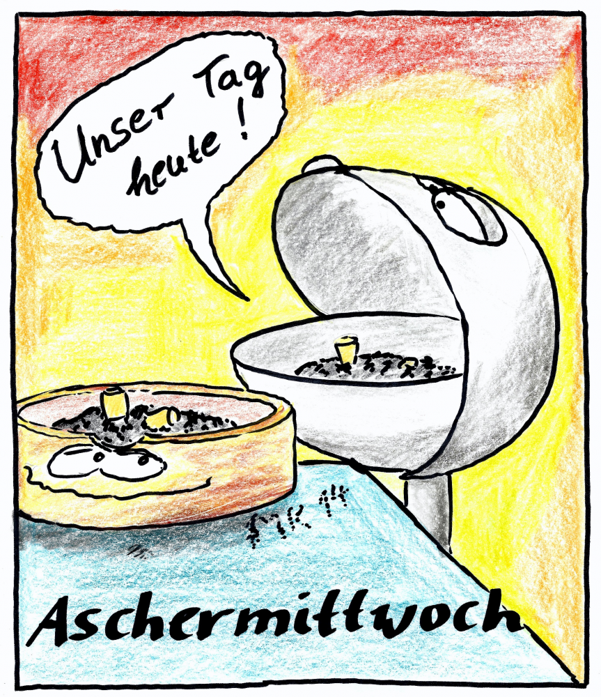 Cartoon: Aschermittwoch 1