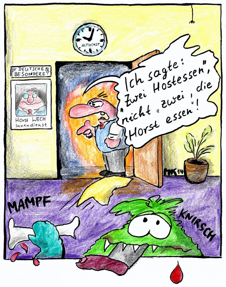 Cartoon: Armer Horst 1
