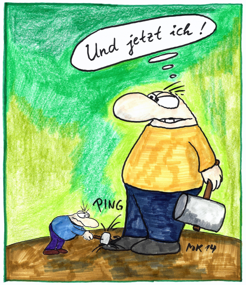 Cartoon: Jetzt ich 1