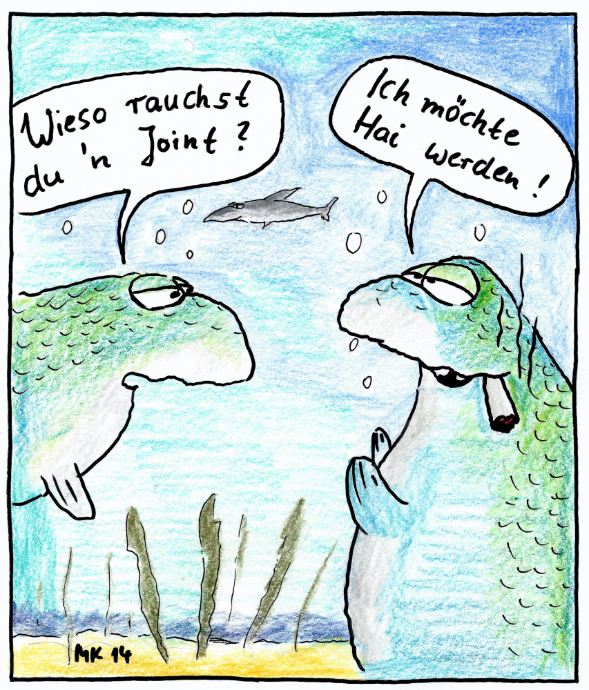Cartoon: Hai werden 1