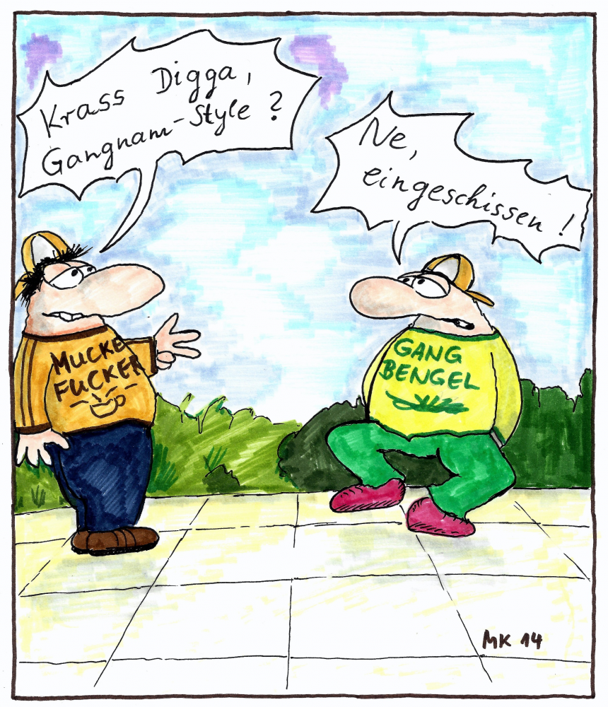 Cartoon: Hose voll 1