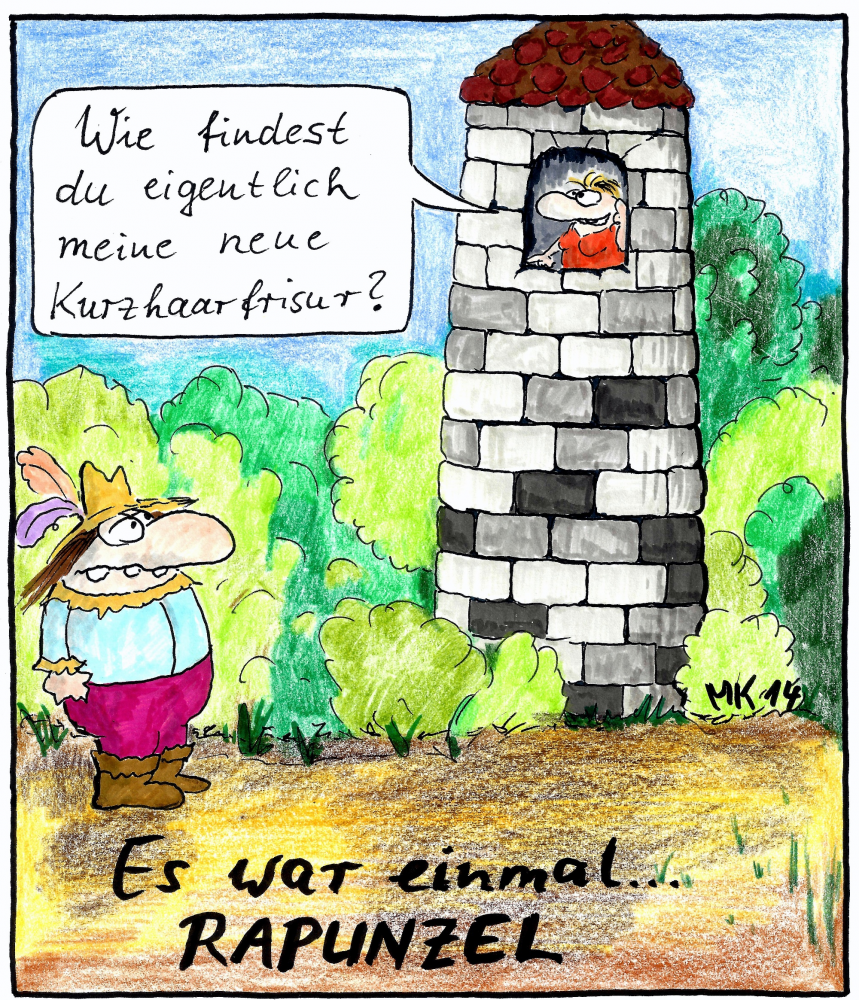 Cartoon: Rapunzel 1