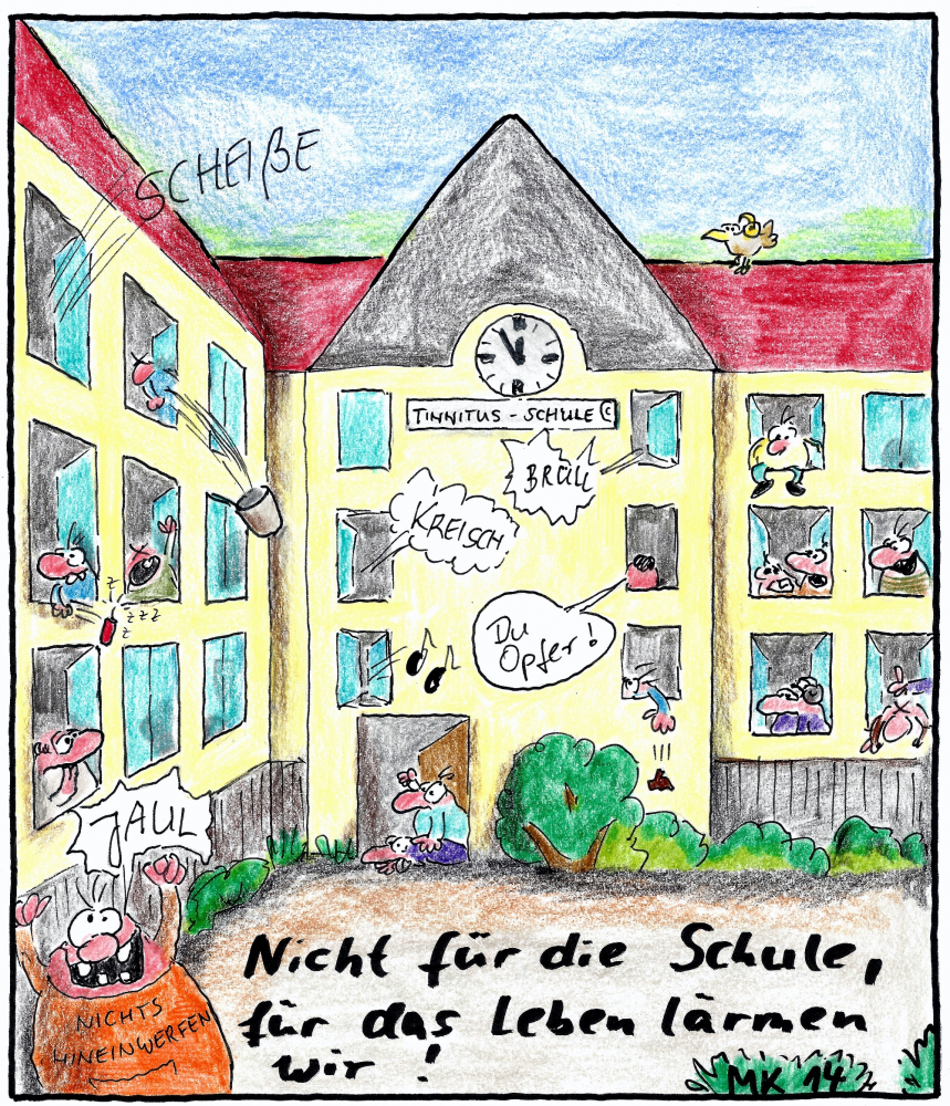 Cartoon: Nicht für die Schule... 1