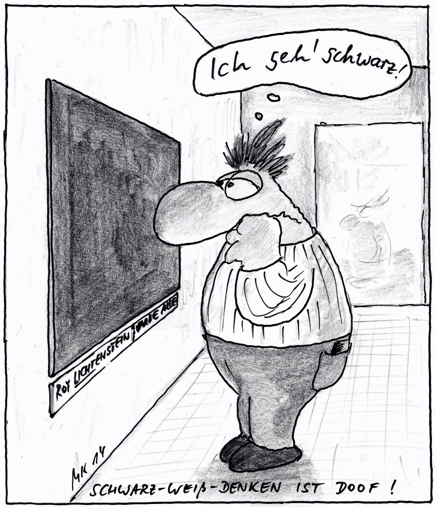 Cartoon: Schwarz 1