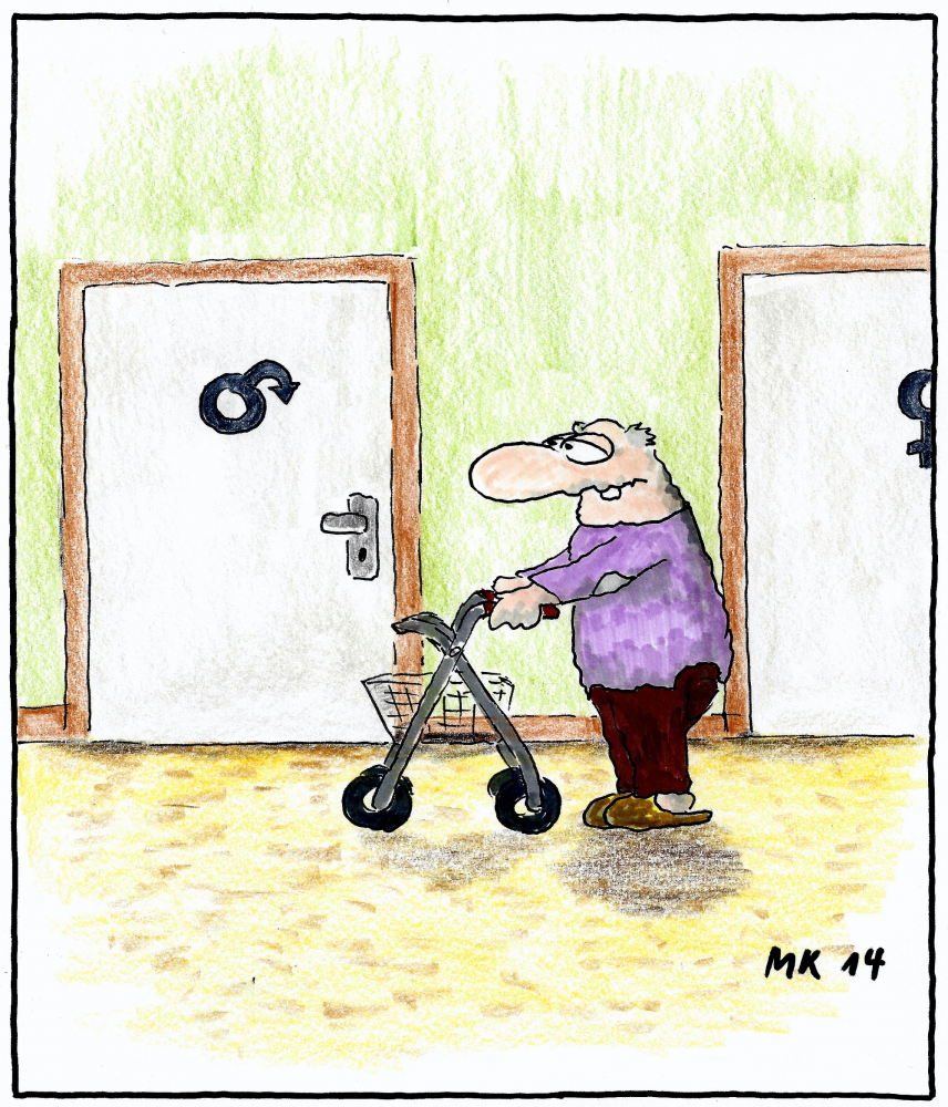 Cartoon: Seniorenheim 1